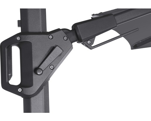 Griff und Mechanismus eines Sonnenschirms