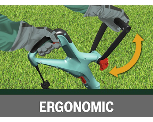 Ergonomischer Rasenlüfter zur Gartenpflege