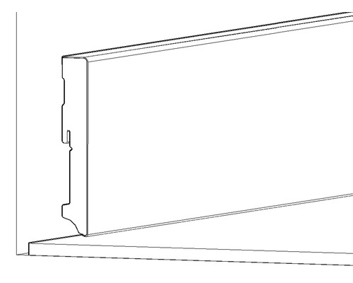 Plinthe pour montage mural