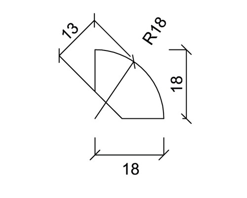 Dessin technique avec indications de dimensions