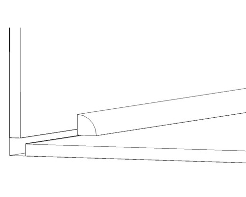 Illustration d''un joint d''angle pour les projets de construction