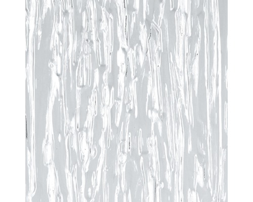 Polystyrolplatte 5x660x1500 mm Baumrinde grob klar Strukturglas mit linearem Muster
