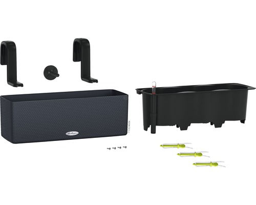 Lechuza Balconera Cottage 50 Kit complet avec système d''irrigation et support