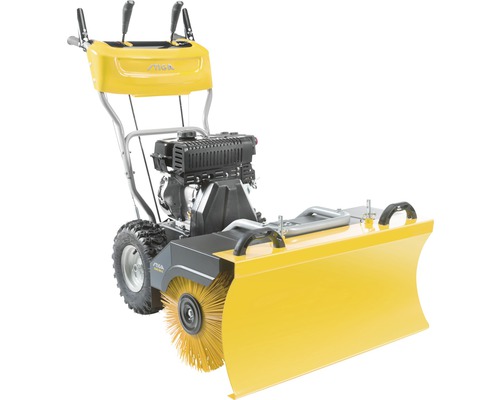 Gelbe Kehrmaschine von Stiga für den Aussenbereich