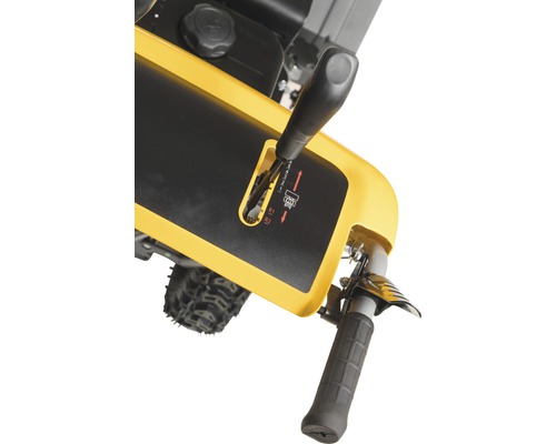 Detailansicht eines Schneefräsen Bedienelements