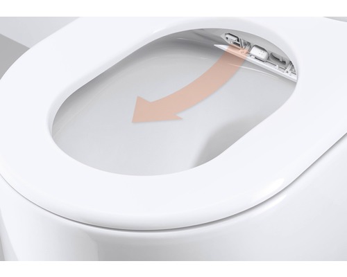 Abattant de WC avec fermeture amortie