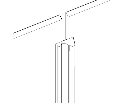 Représentation d''un profilé pour la décoration murale