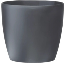Cache-pot elho Brussels en plastique Ø 25 h 23 cm anthracite
