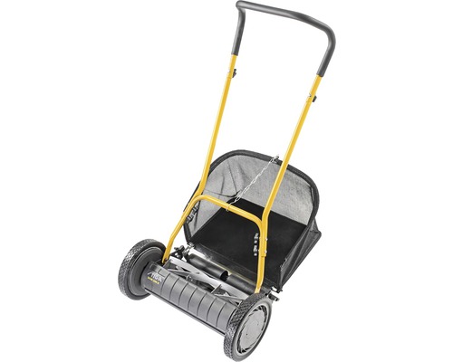 Tondeuse à gazon manuelle avec bac de ramassage