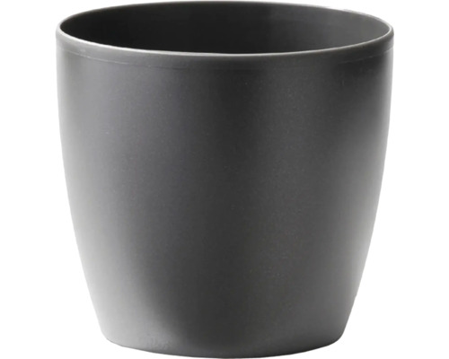 Cache-pot elho Brussels en plastique Ø 47 h 43 cm anthracite avec roulettes