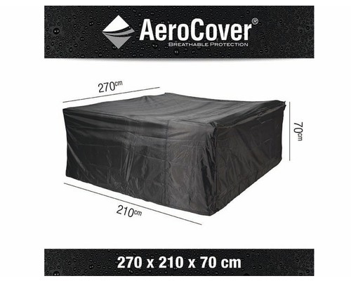 Housse de protection pour mobilier de jardin, 270 x 210 x 70 cm