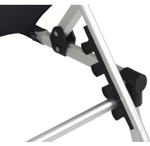 Vue détaillée du cadre d''une chaise de camping