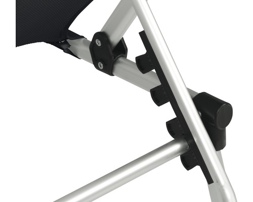 Vue détaillée du cadre d''une chaise de camping