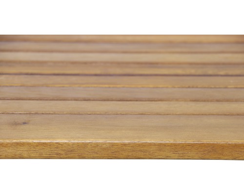 Plateau de table en bois à lattes