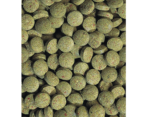 Gros plan sur des comprimés de nourriture pour poissons