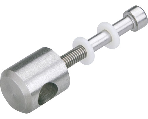 Befestigungselement aus Metall mit Gewinde und Unterlegscheiben