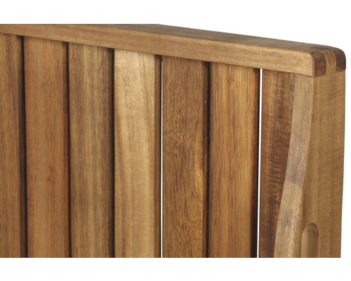 Vue détaillée d''un banc de jardin en bois