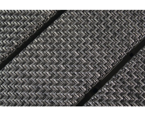 Nahaufnahme von texturierten Terrassendielen