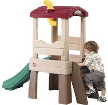 Tour de jeu avec toboggan et mur d''escalade pour enfants
