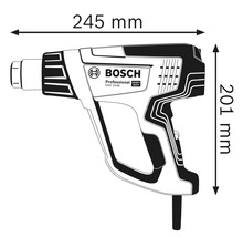 Heißluftgebläse Bosch Professional GHG 23-66 inkl. Handwerkerkoffer, Glasschutzdüse und Flächendüse-thumb-4