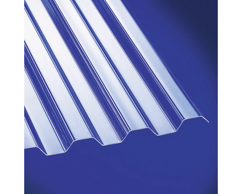 Plaque ondulée en plastique