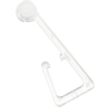 Glisseur de galet de rideau transparent pour rails de rideaux