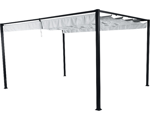 Freistehende Pergola mit Stoffdach für den Garten