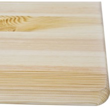 Holzplatte mit abgerundeter Ecke