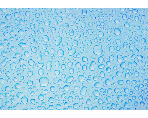 d-c-fix® Glasdekorfolie selbstklebend Wassertropfen 45x200 cm Nahaufnahme von Wassertropfen