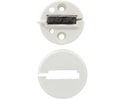 Bürstendichtung für Schiebetüren, zweiteilig