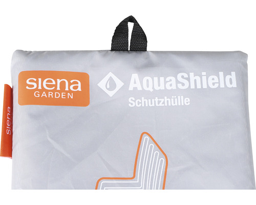 Schutzhülle mit AquaShield und Siena Garden Logo