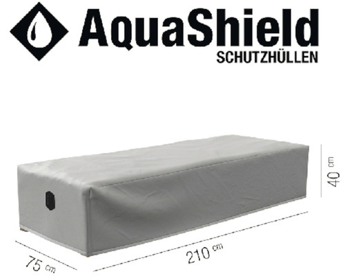 AquaShield Schutzhülle für Gartenmöbel, Abmessungen 210 x 75 x 40 cm