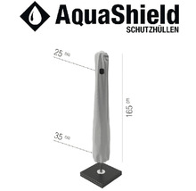 Abdeckung für Sonnenschirm, circa 165 cm hoch