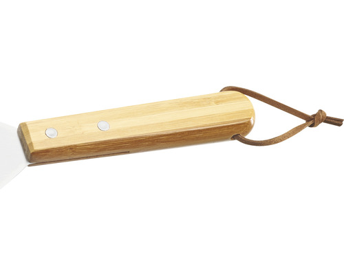 Spatule à griller avec manche en bambou et boucle de suspension