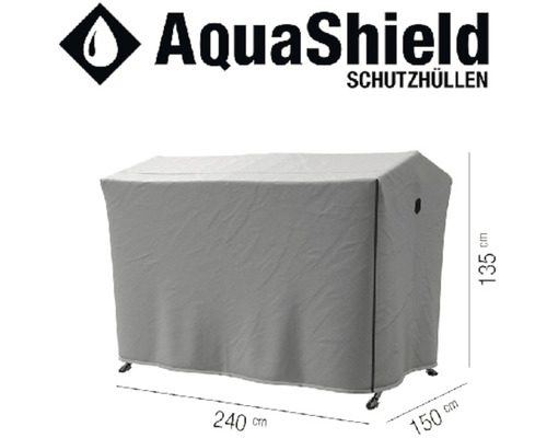 Abdeckung für Gartentisch aus wasserabweisendem Material mit den Maßen 240 mal 150 mal 135 Zentimeter