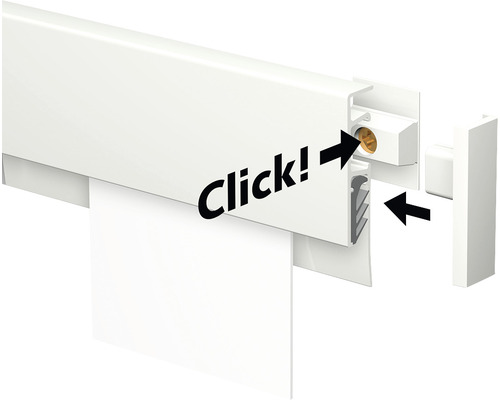 Gros plan d''un joint de porte avec mécanisme à encliqueter pour un montage facile