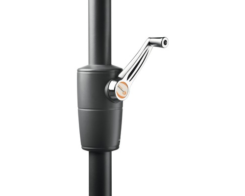 Mécanisme à manivelle d''un parasol