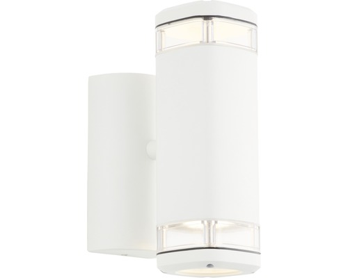 Weisse LED-Aussenwandleuchte