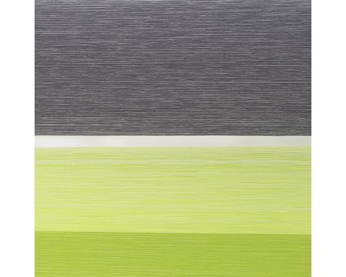 Papier peint à rayures horizontales dans les tons gris et verts