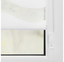 Store jour/nuit Lichtblick sans perçage vague blanc 110x150 cm avec support à clipser-thumb-4