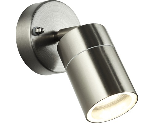 Wandleuchte aus Metall mit verstellbarem Strahlerkopf