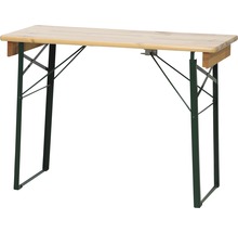 Table de bière avec fonction pliable et structure métallique