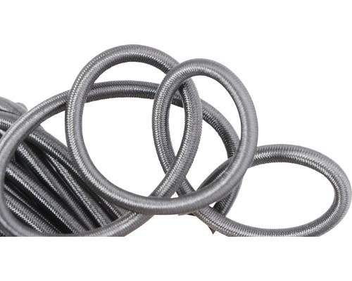 Graues Gummiseil im Detail