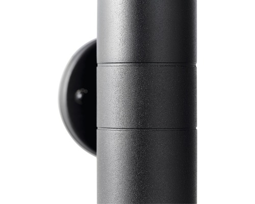 Schwarze Außenwandleuchte