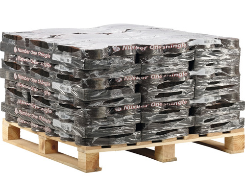 Palette mit Dachschindeln