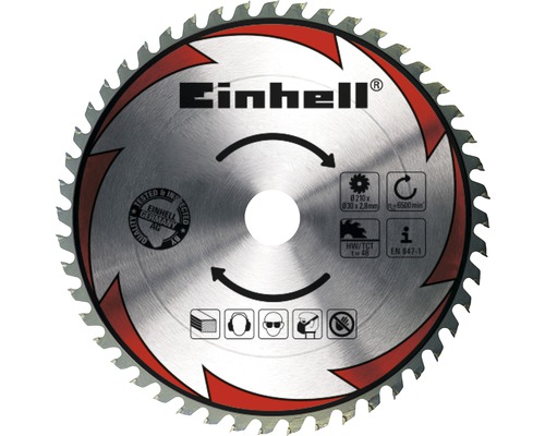 Lame de scie Einhell pour bois, 210 millimètres de diamètre