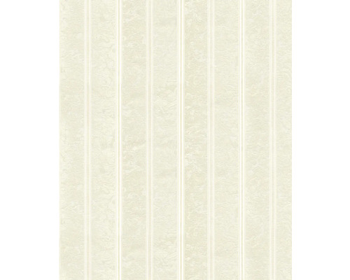 Papier peint intissé 71876 rayures crème blanc