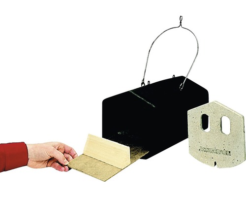 Piège à rongeurs avec suspension et appât