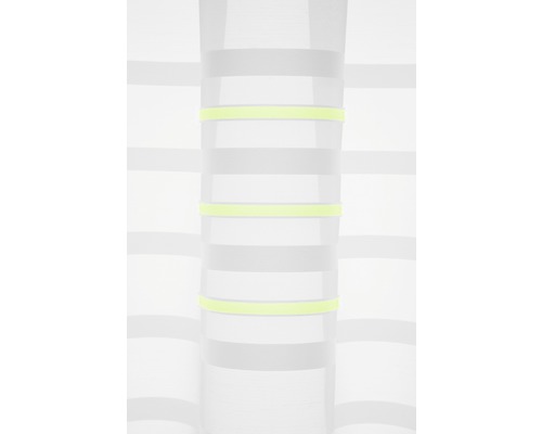 Gardine mit horizontalem Streifenmuster