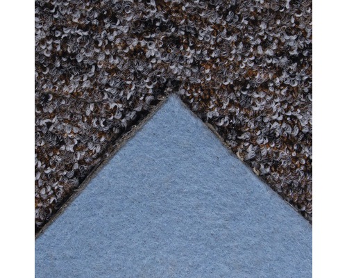 Moquette avec surface chinée et envers textile